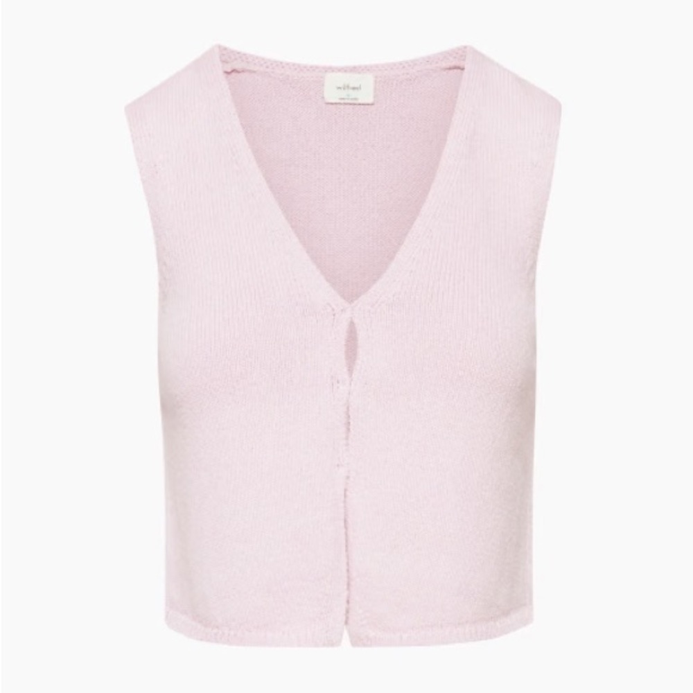 Aritzia Wilfred Basque top in lilac